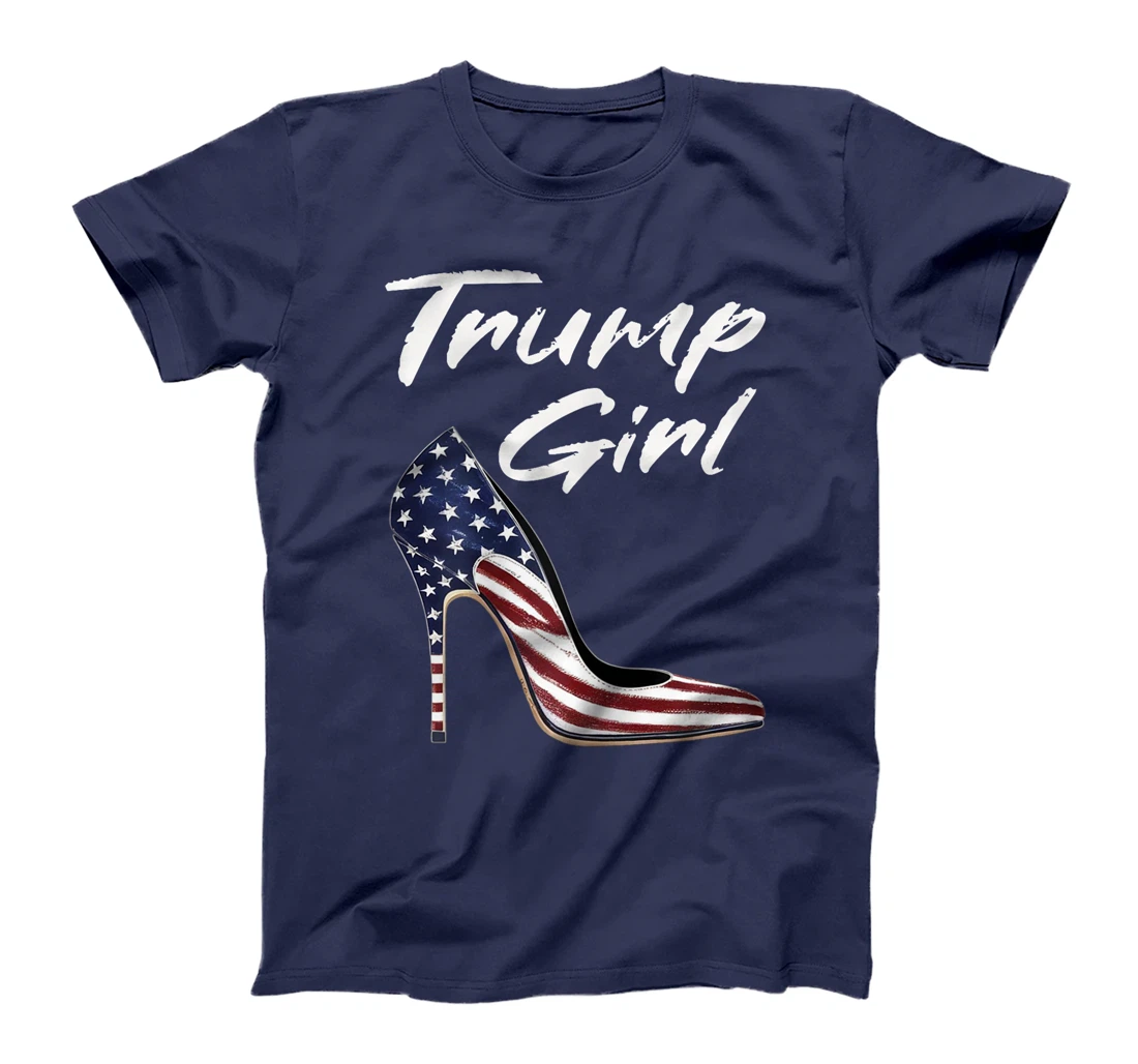 Womens Funny Trump Election, Trump Girl Heel Shoe T-Shirt