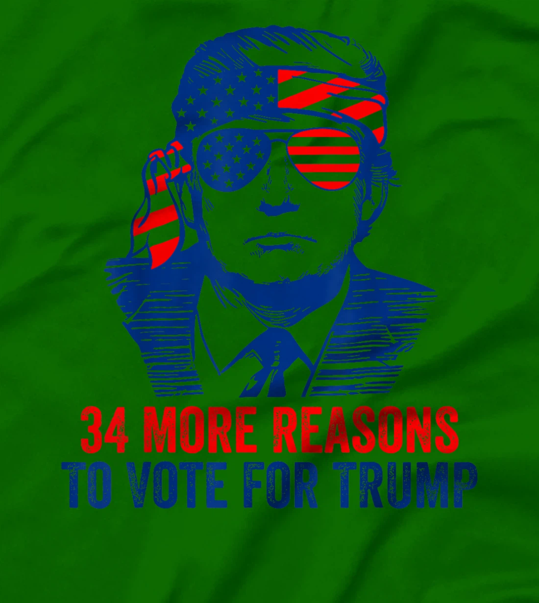 Trump Convicted Felon 34 More Reasons To Vote For Trump T-Shirt