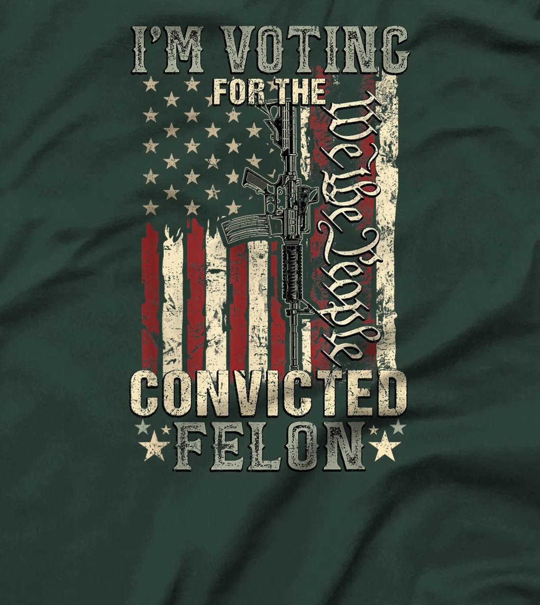 Trump 2024 Convicted Felon, I'm Voting Convicted Felon 2024 T-Shirt