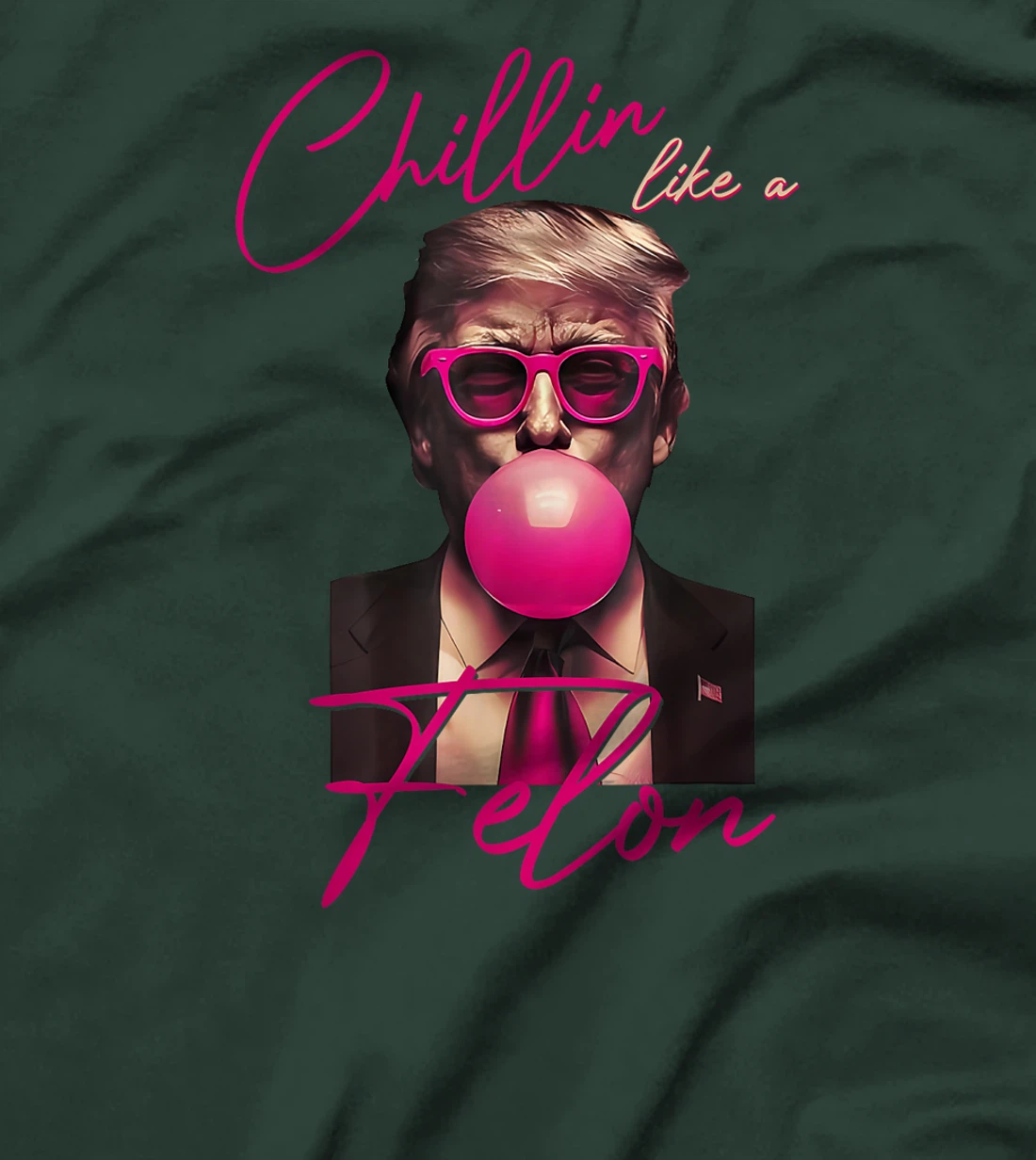 Chillin Like A FELON Trump For President 2024 T-Shirt