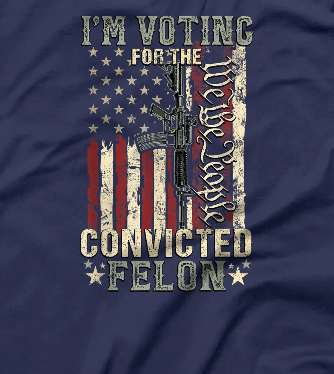 Trump 2024 Convicted Felon, I'm Voting Convicted Felon 2024 T-Shirt