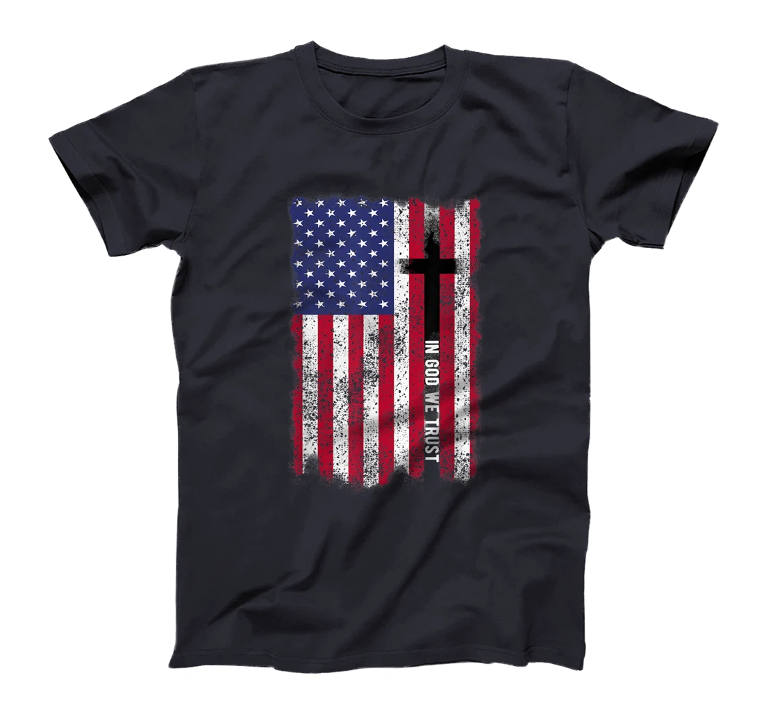 In God We Trust Shirt Patriotic Christian Religious Shirt T-Shirt