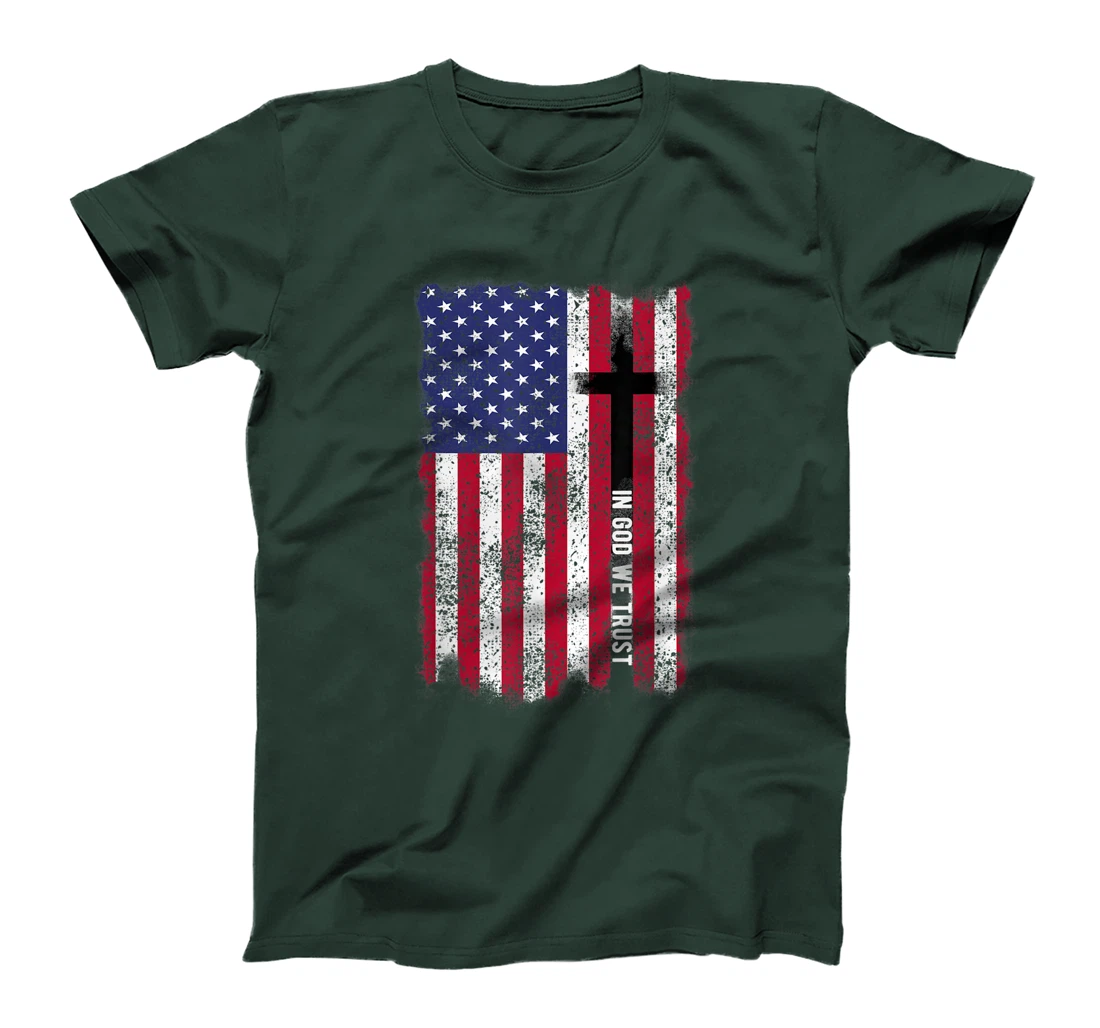 In God We Trust Shirt Patriotic Christian Religious Shirt T-Shirt