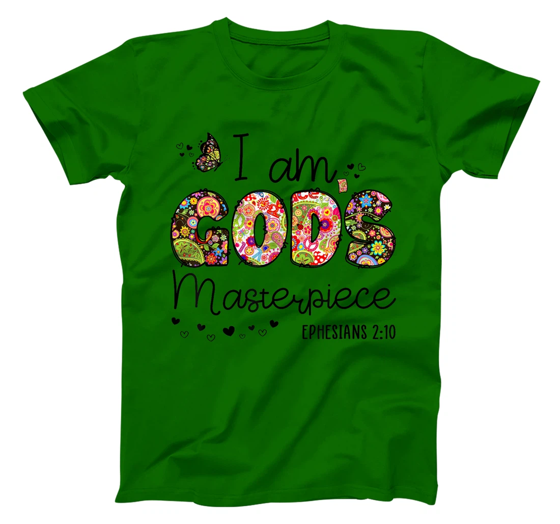 I’m God's Masterpiece Christian Faith Bible Jesus God Prayer T-Shirt