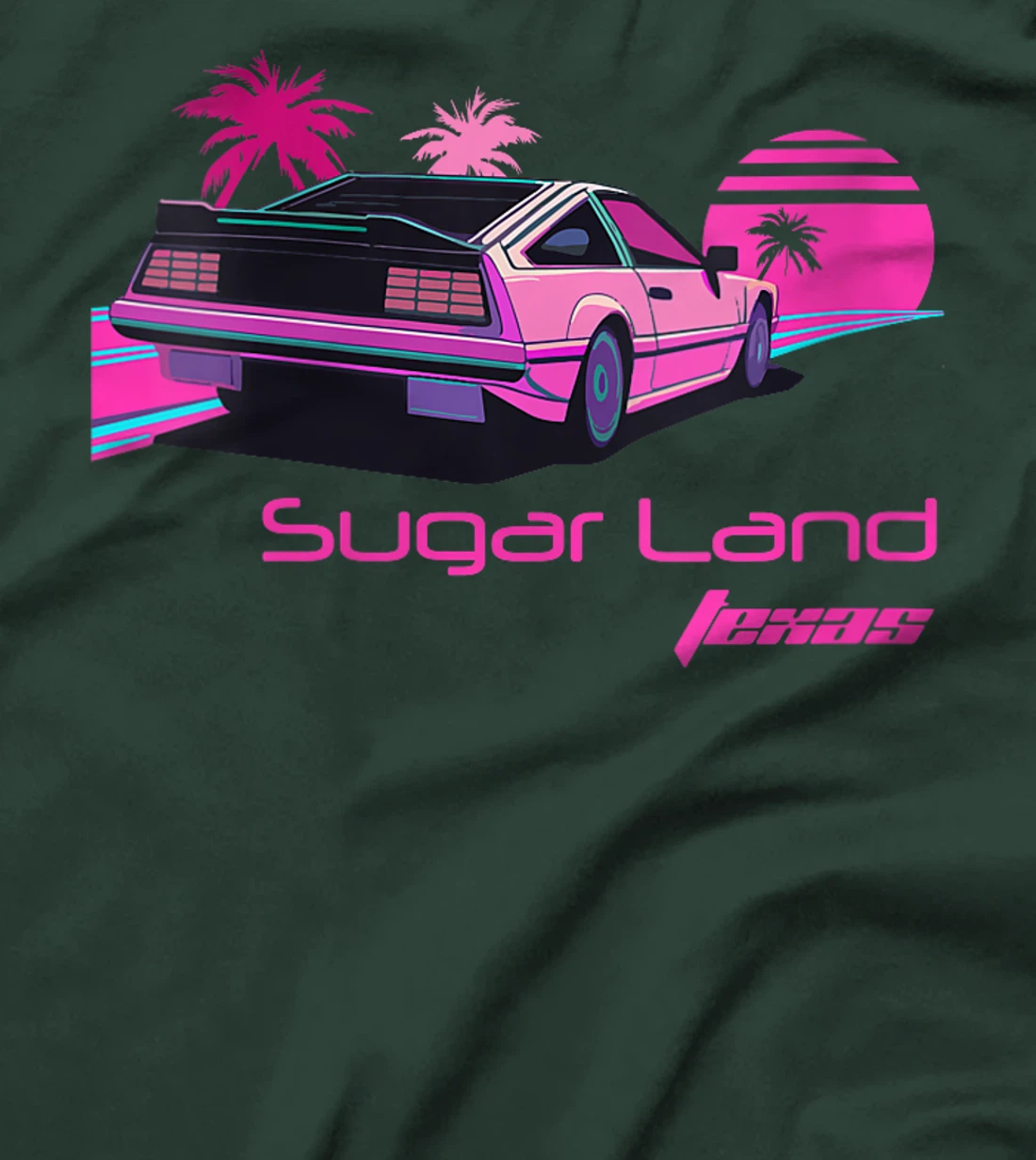 Womens Vintage Sugar Land Texas T-Shirt