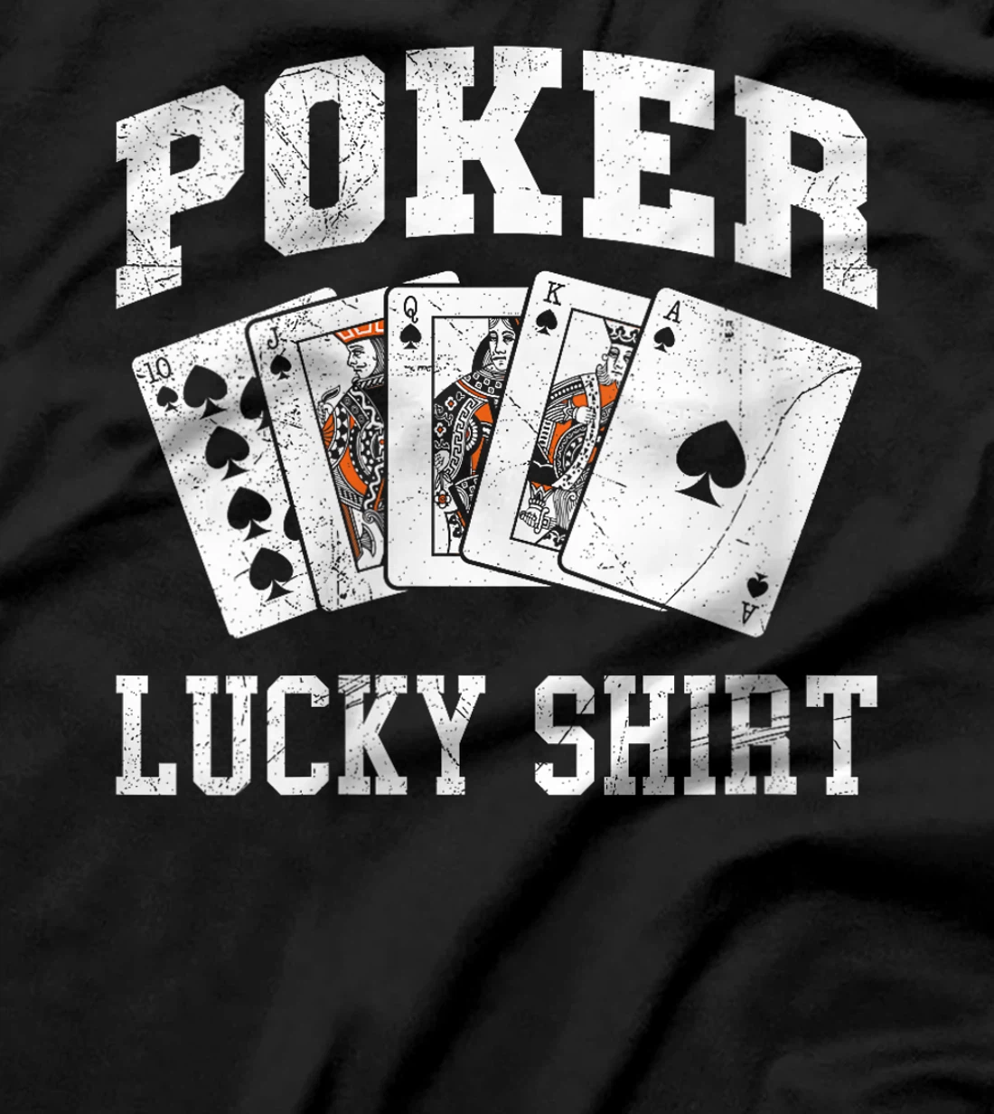 Womens Poker Player POKER LUCKY SHIRT Texas Holdem Poker Tournament T-Shirt