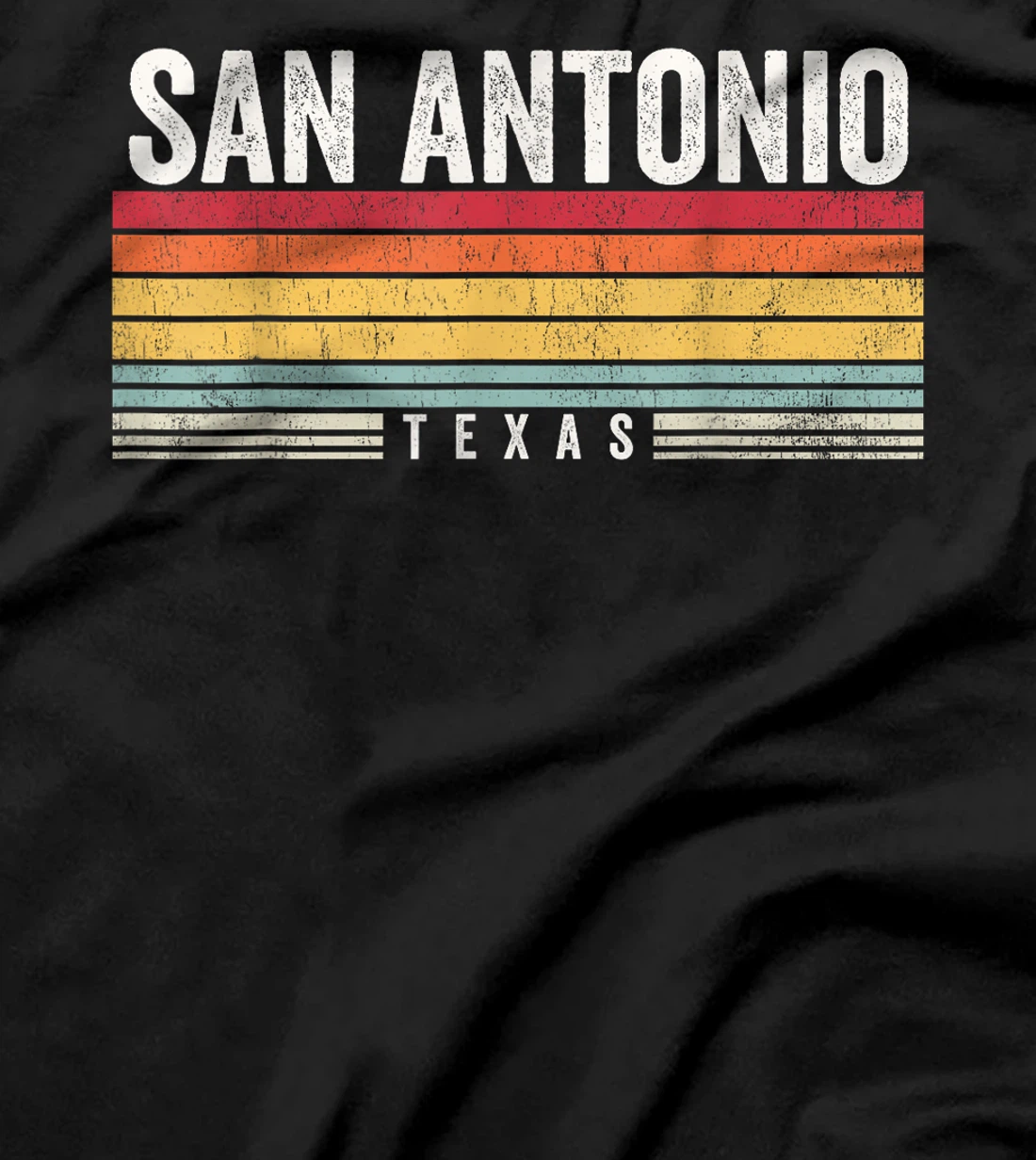 San Antonio Texas Retro Sunset, San Antonio T-Shirt