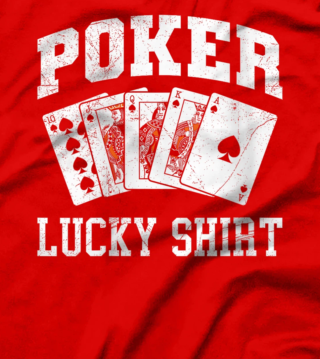 Womens Poker Player POKER LUCKY SHIRT Texas Holdem Poker Tournament T-Shirt