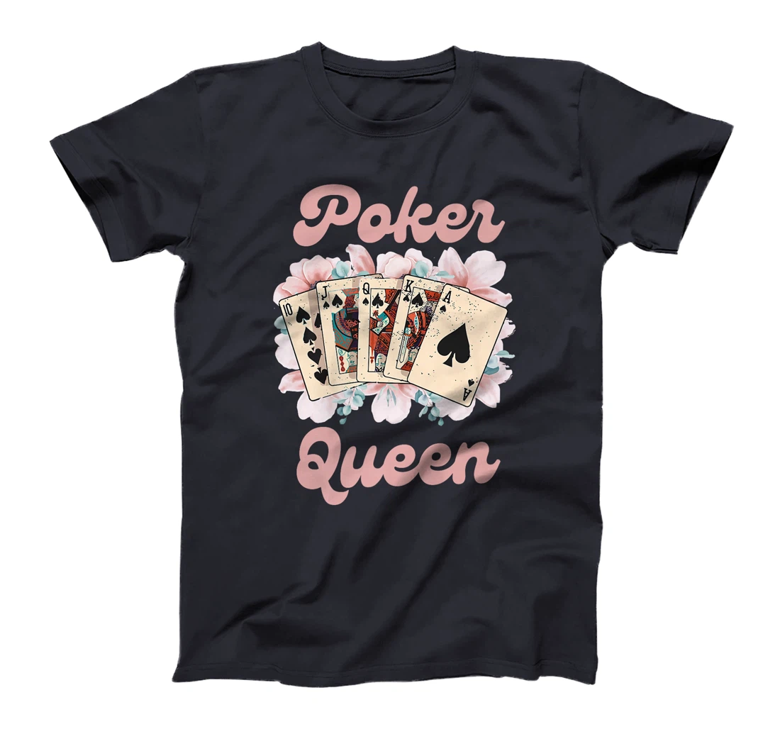 POKER QUEEN Poker Player Poker Tournament Texas Holdem Premium T-Shirt
