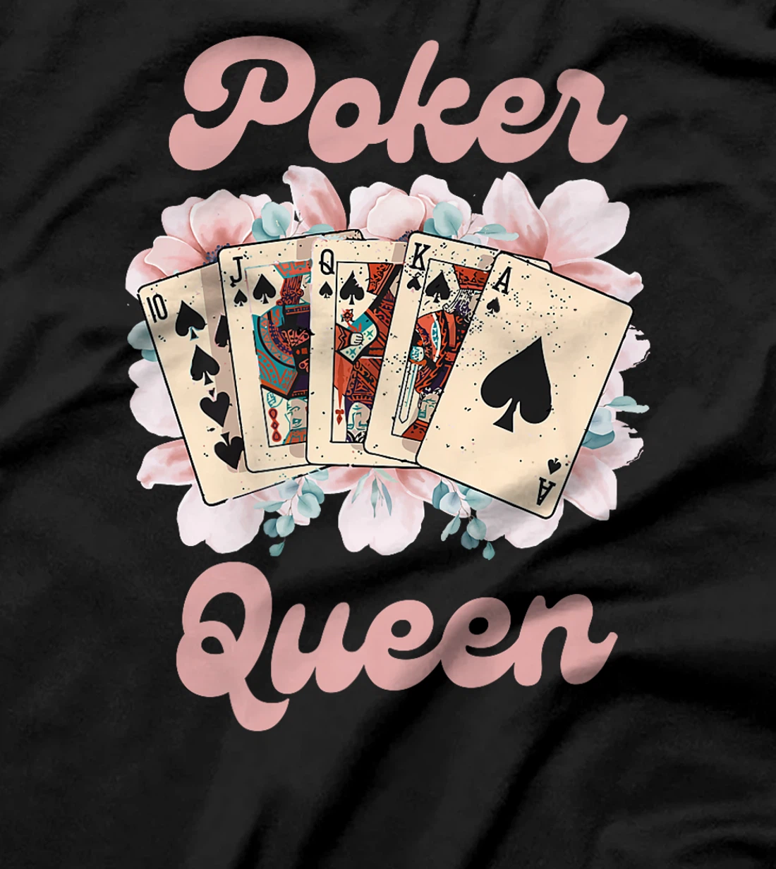 POKER QUEEN Poker Player Poker Tournament Texas Holdem Premium T-Shirt