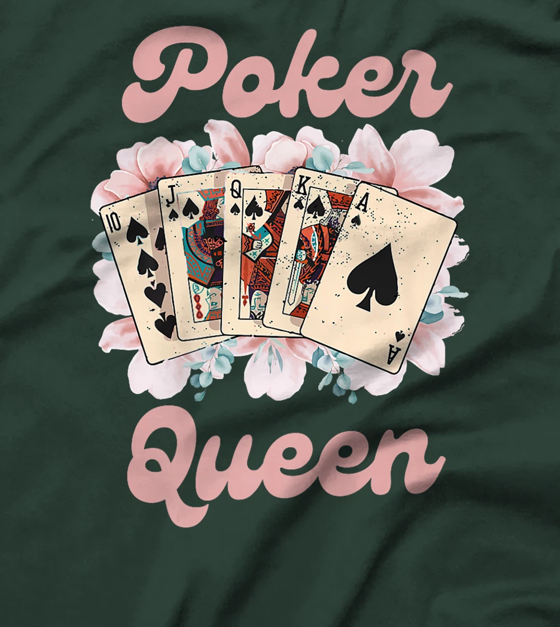 POKER QUEEN Poker Player Poker Tournament Texas Holdem Premium T-Shirt