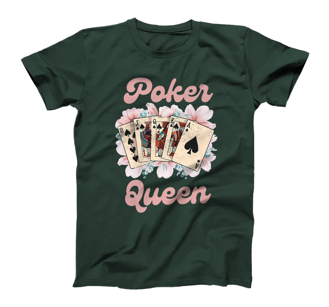 POKER QUEEN Poker Player Poker Tournament Texas Holdem Premium T-Shirt