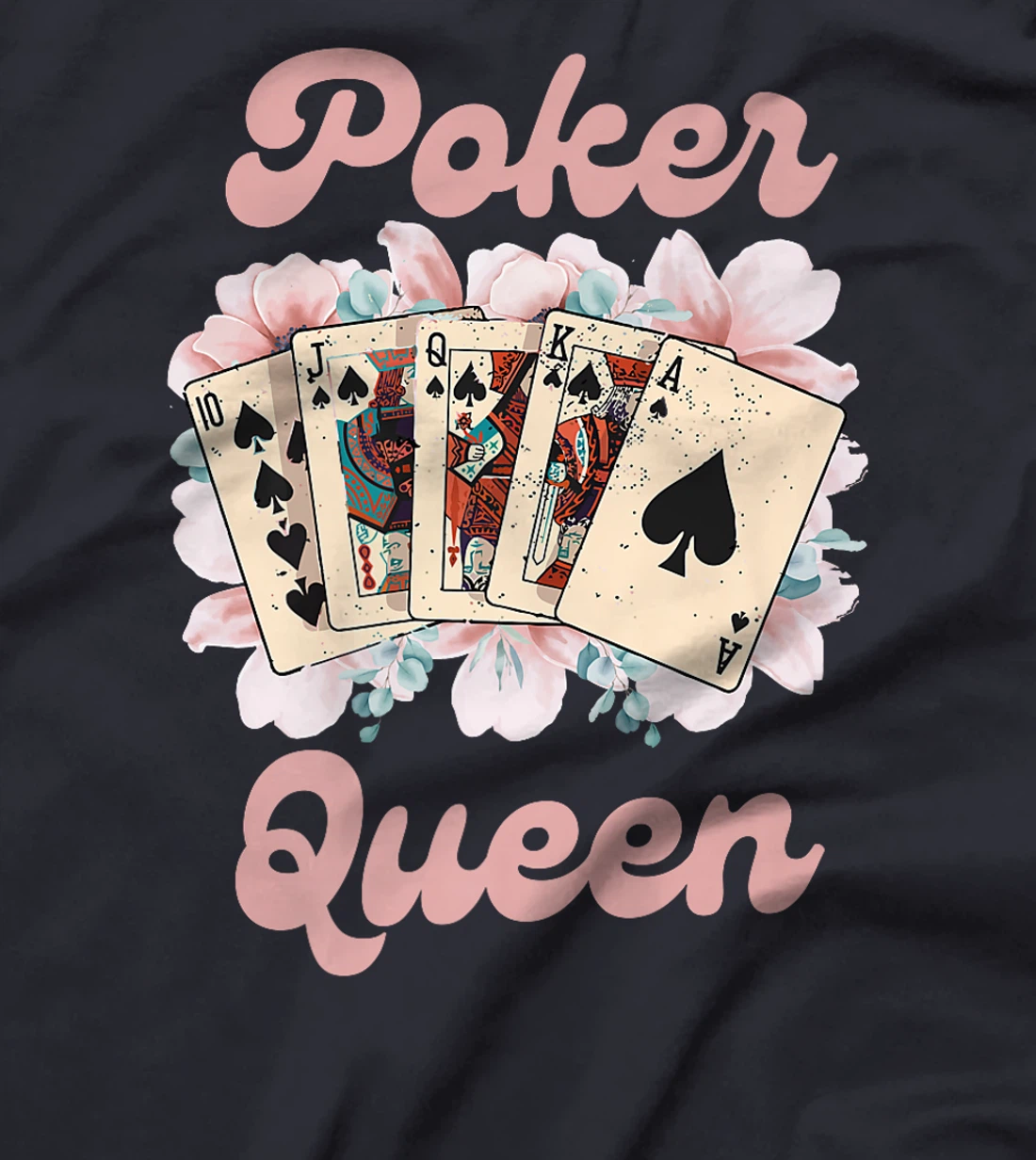 POKER QUEEN Poker Player Poker Tournament Texas Holdem Premium T-Shirt