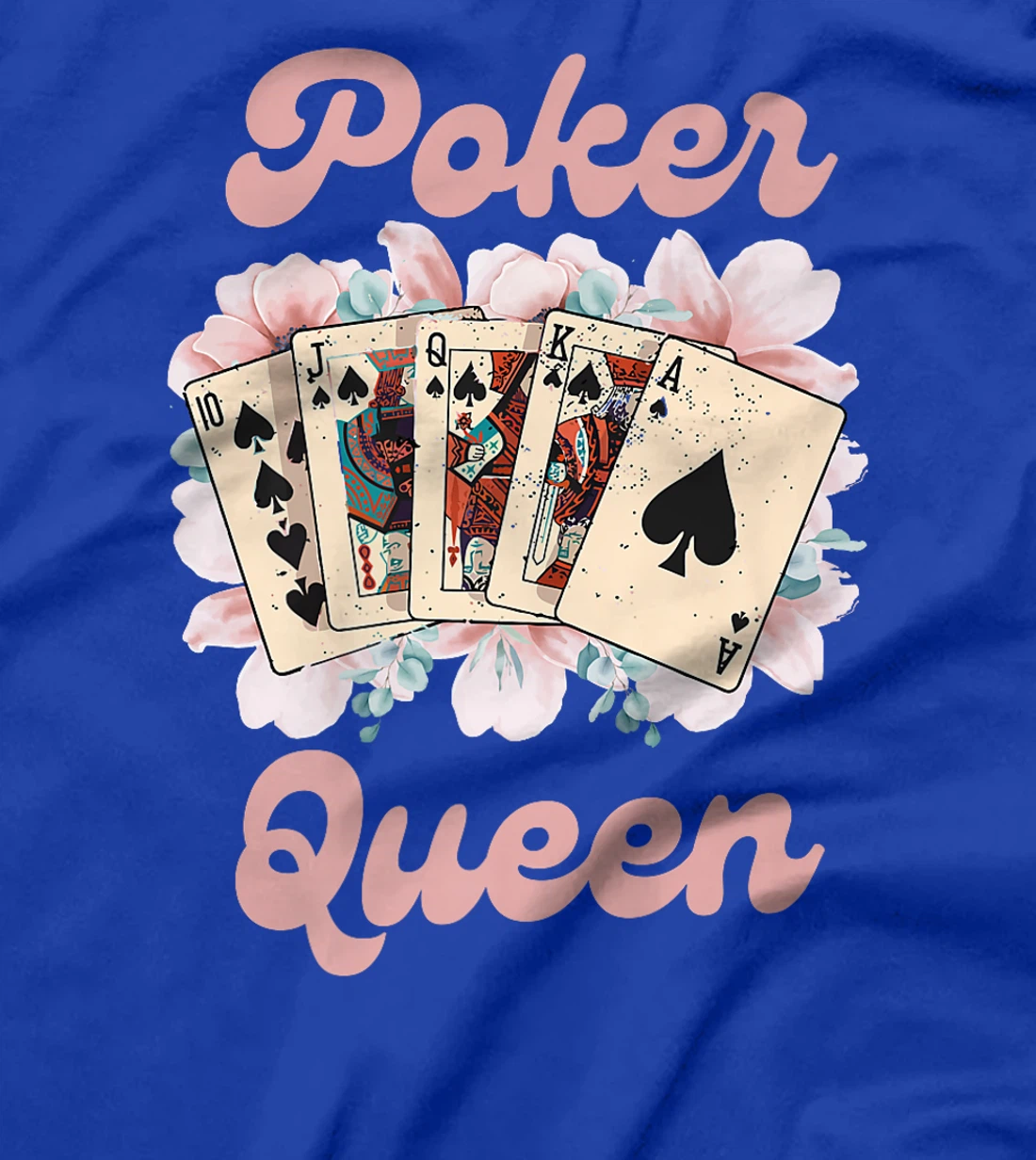 POKER QUEEN Poker Player Poker Tournament Texas Holdem Premium T-Shirt