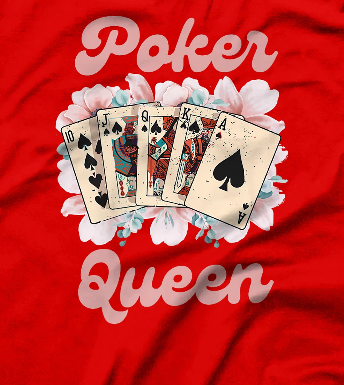 POKER QUEEN Poker Player Poker Tournament Texas Holdem Premium T-Shirt