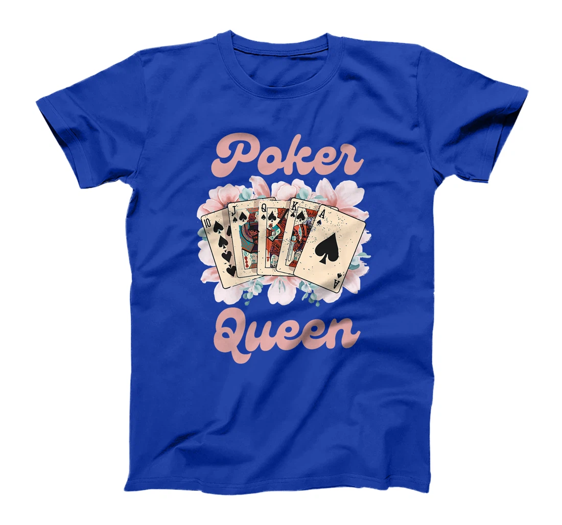 POKER QUEEN Poker Player Poker Tournament Texas Holdem Premium T-Shirt