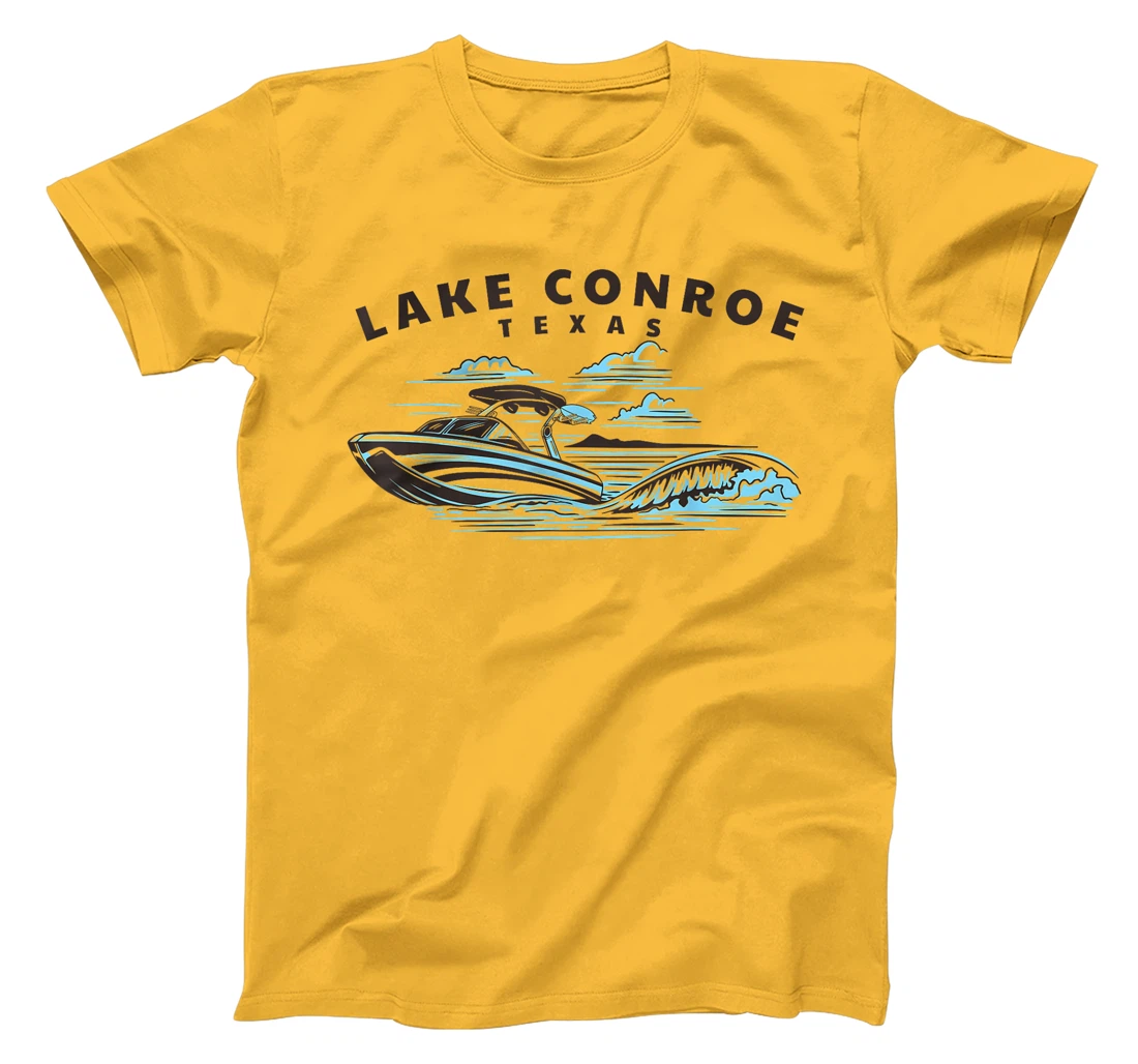Lake Conroe, Texas Wakeboarding Wakesurfing T-Shirt