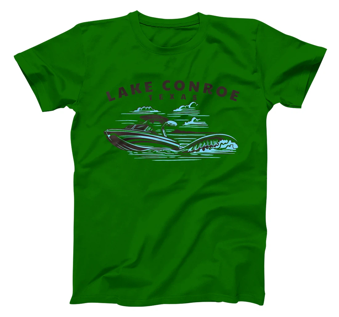 Lake Conroe, Texas Wakeboarding Wakesurfing T-Shirt