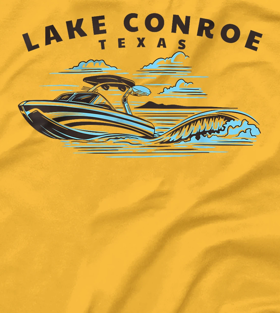 Lake Conroe, Texas Wakeboarding Wakesurfing T-Shirt