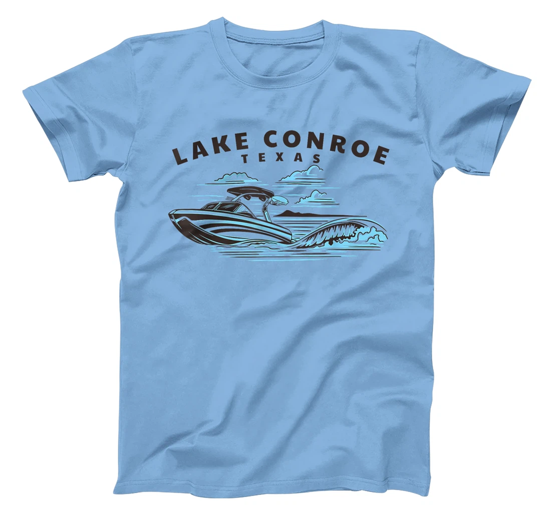Lake Conroe, Texas Wakeboarding Wakesurfing T-Shirt