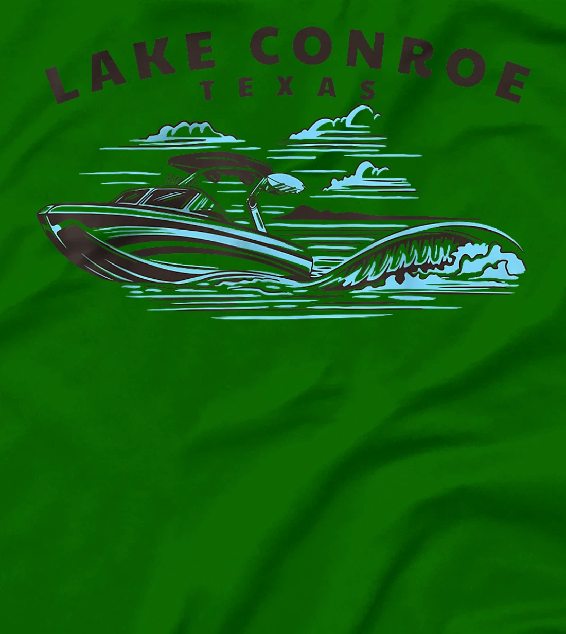 Lake Conroe, Texas Wakeboarding Wakesurfing T-Shirt