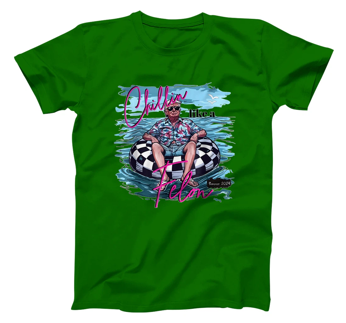 Chillin Like A Felon Funny Trump Summer 2024 T-Shirt