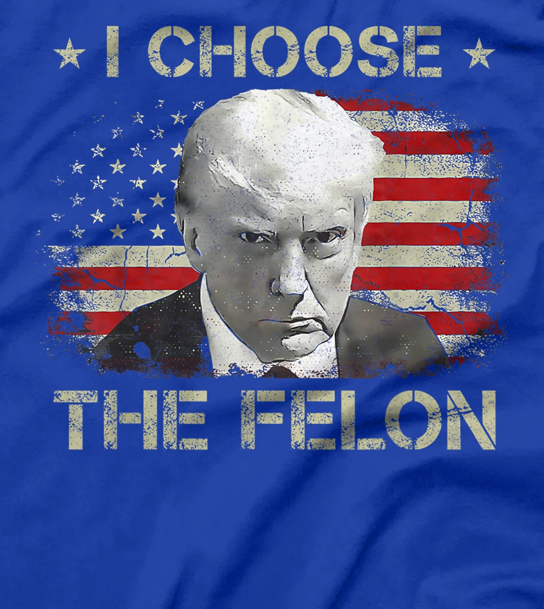 Trump Shirts For Men 2024 I Choose The Felon Convicted Felon T-Shirt