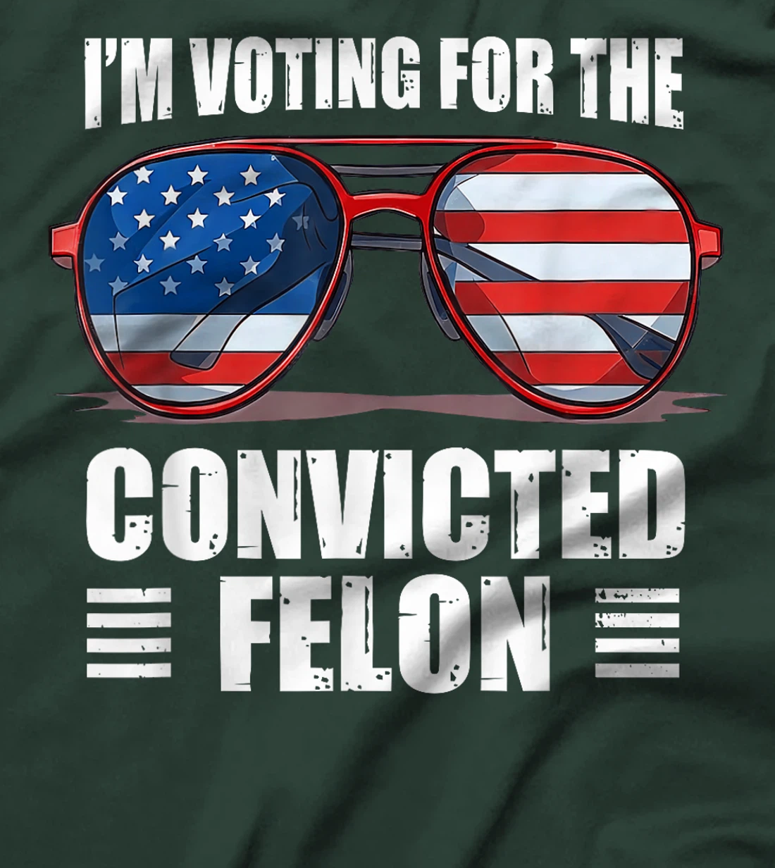 Trump 2024 Convicted Felon, I'm Voting Convicted Felon 2024 T-Shirt