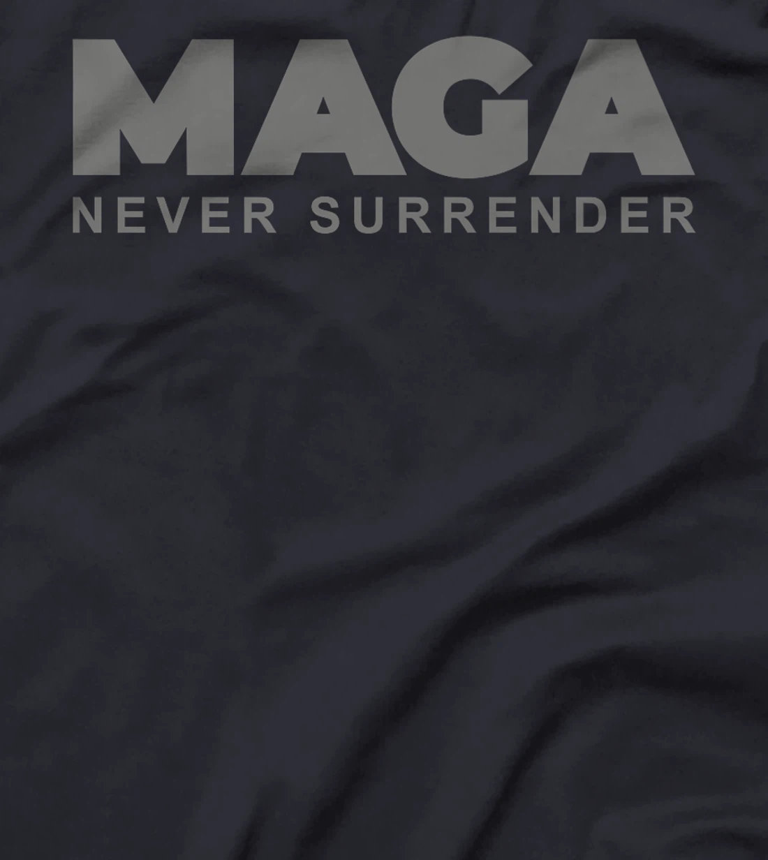 Dark Color President Trump MAGA Never Surrender USA 4th July Premium T-Shirt