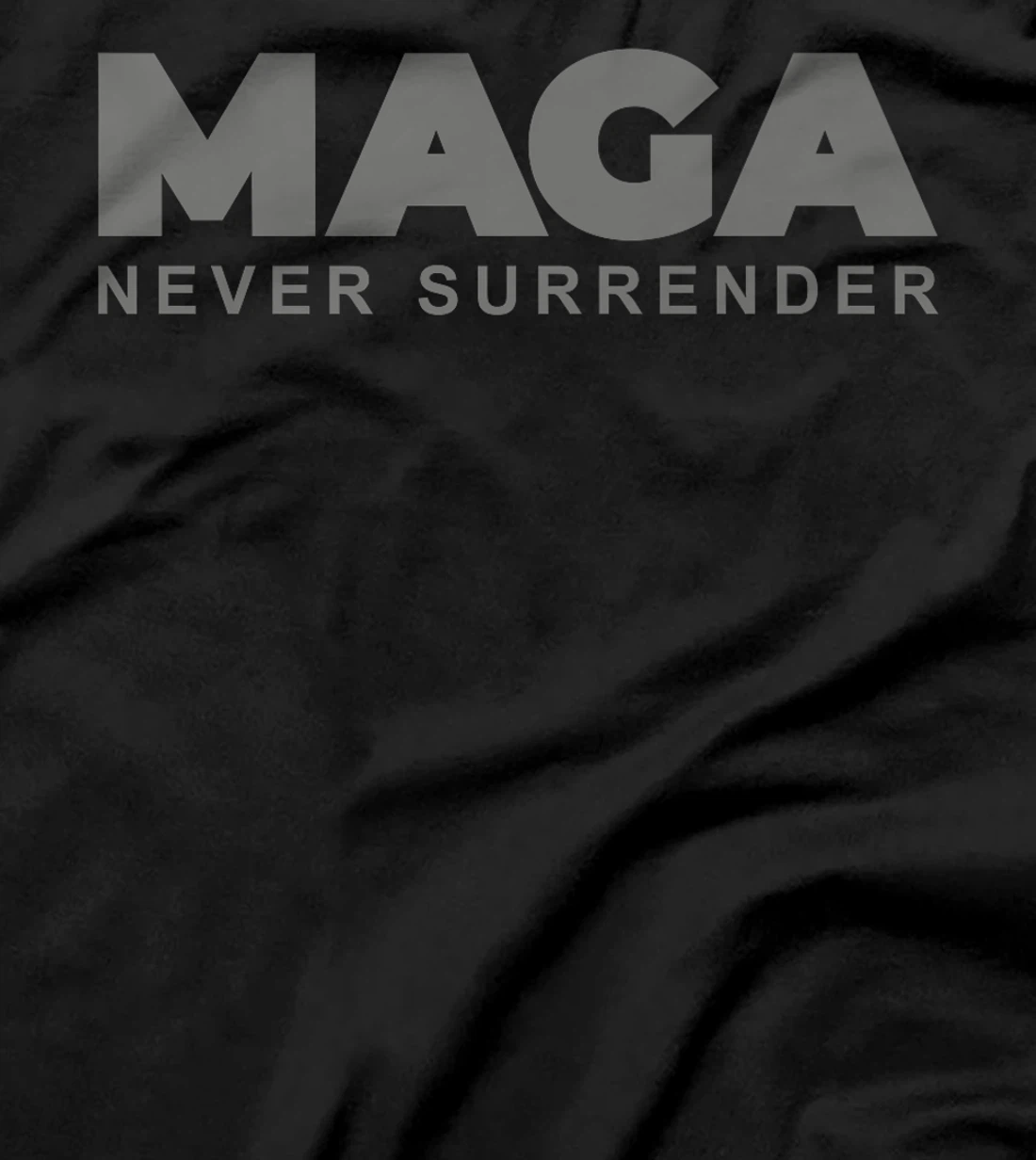 Dark Color President Trump MAGA Never Surrender USA 4th July Premium T-Shirt