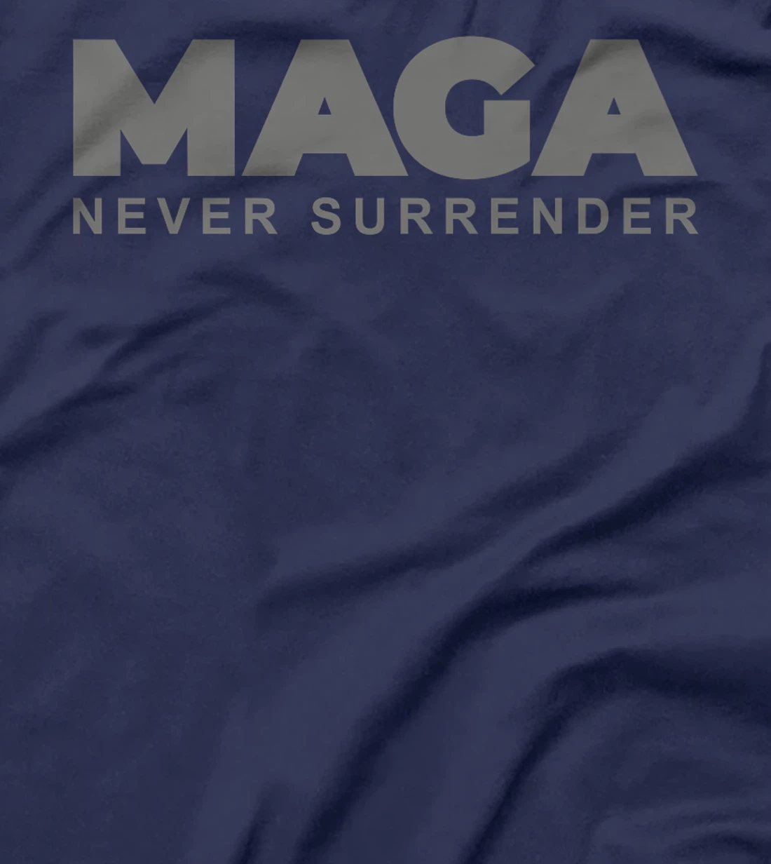 Dark Color President Trump MAGA Never Surrender USA 4th July Premium T-Shirt