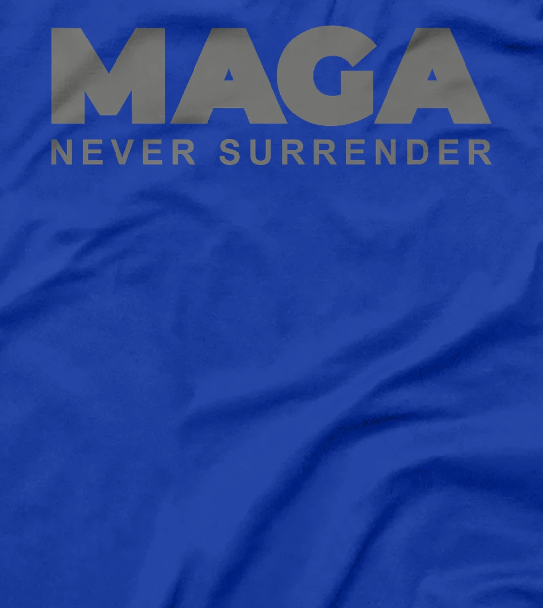 Dark Color President Trump MAGA Never Surrender USA 4th July Premium T-Shirt