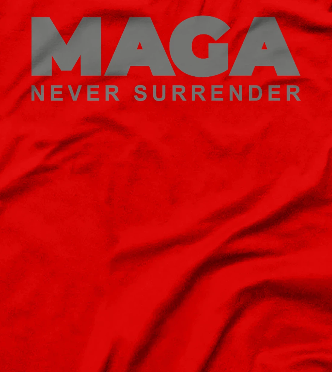 Dark Color President Trump MAGA Never Surrender USA 4th July Premium T-Shirt