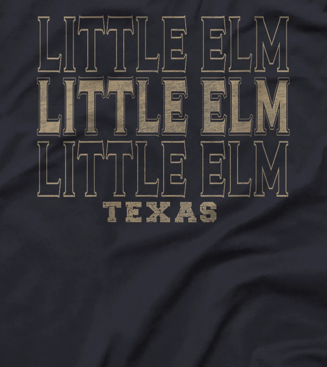 Womens Vintage Little Elm Texas T-Shirt