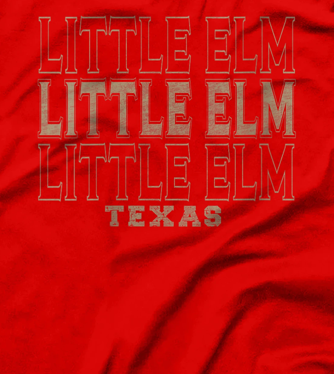 Womens Vintage Little Elm Texas T-Shirt