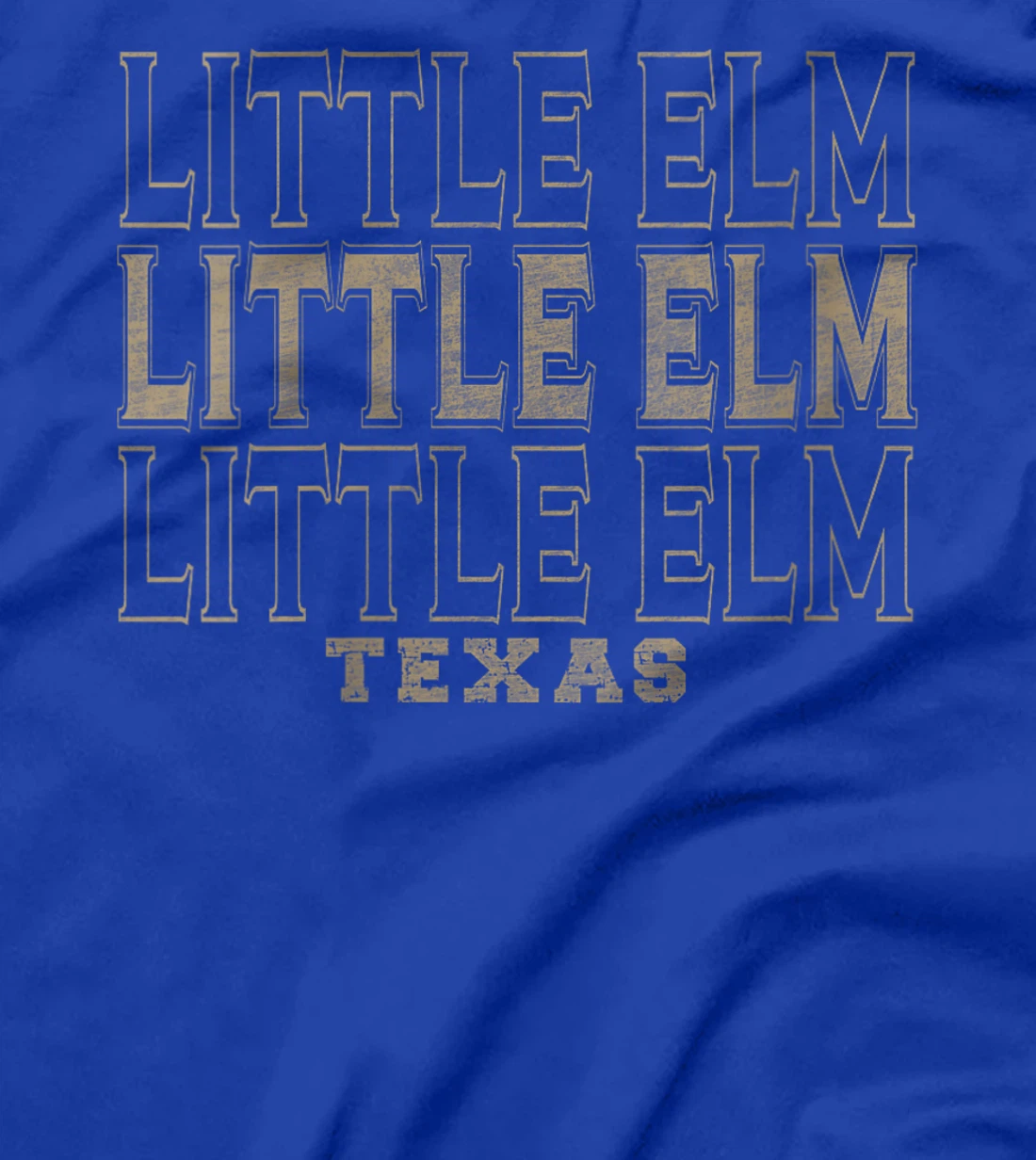 Womens Vintage Little Elm Texas T-Shirt