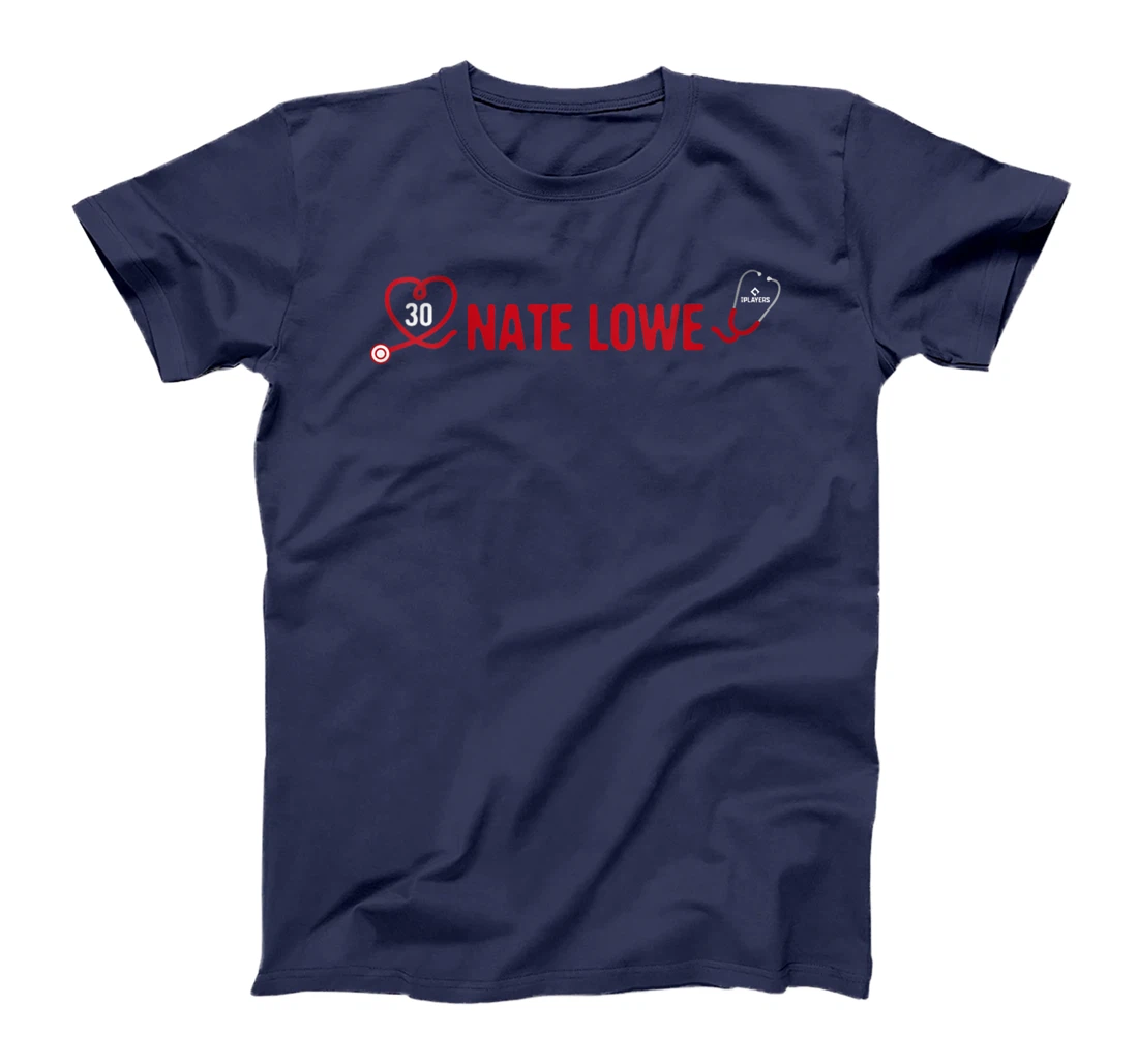 Womens Nate Lowe Texas Baseball Player Nurse Doctor Fans T-Shirt