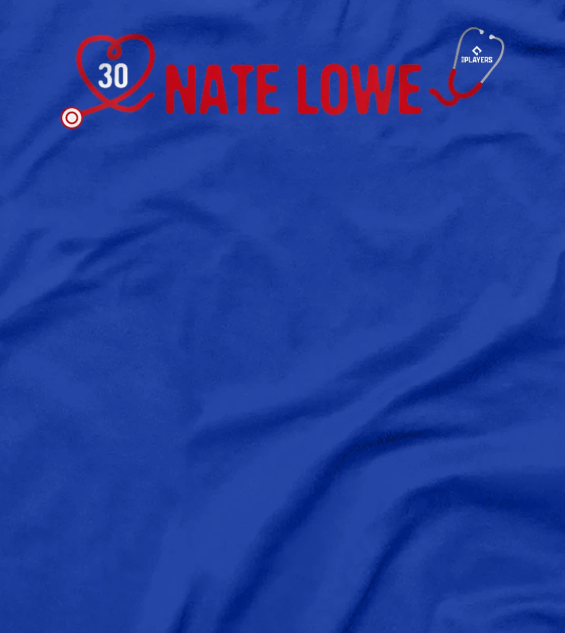 Womens Nate Lowe Texas Baseball Player Nurse Doctor Fans T-Shirt