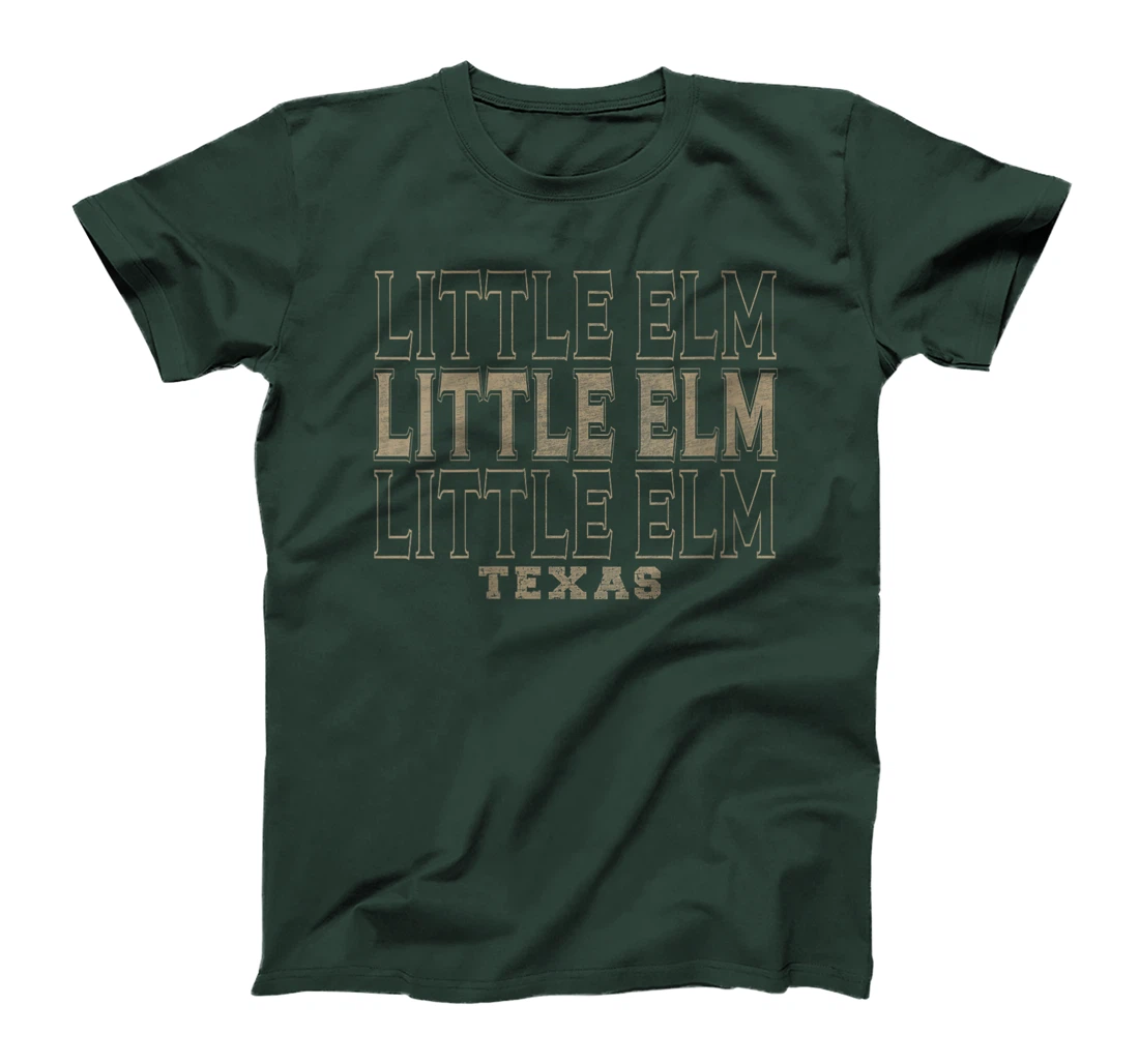 Womens Vintage Little Elm Texas T-Shirt