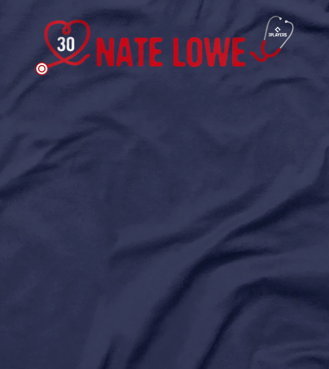 Womens Nate Lowe Texas Baseball Player Nurse Doctor Fans T-Shirt