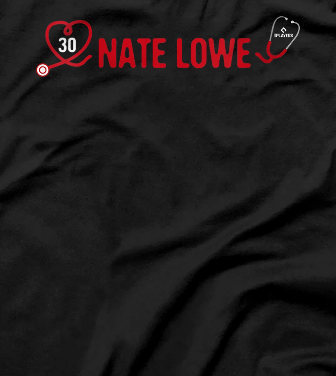 Womens Nate Lowe Texas Baseball Player Nurse Doctor Fans T-Shirt