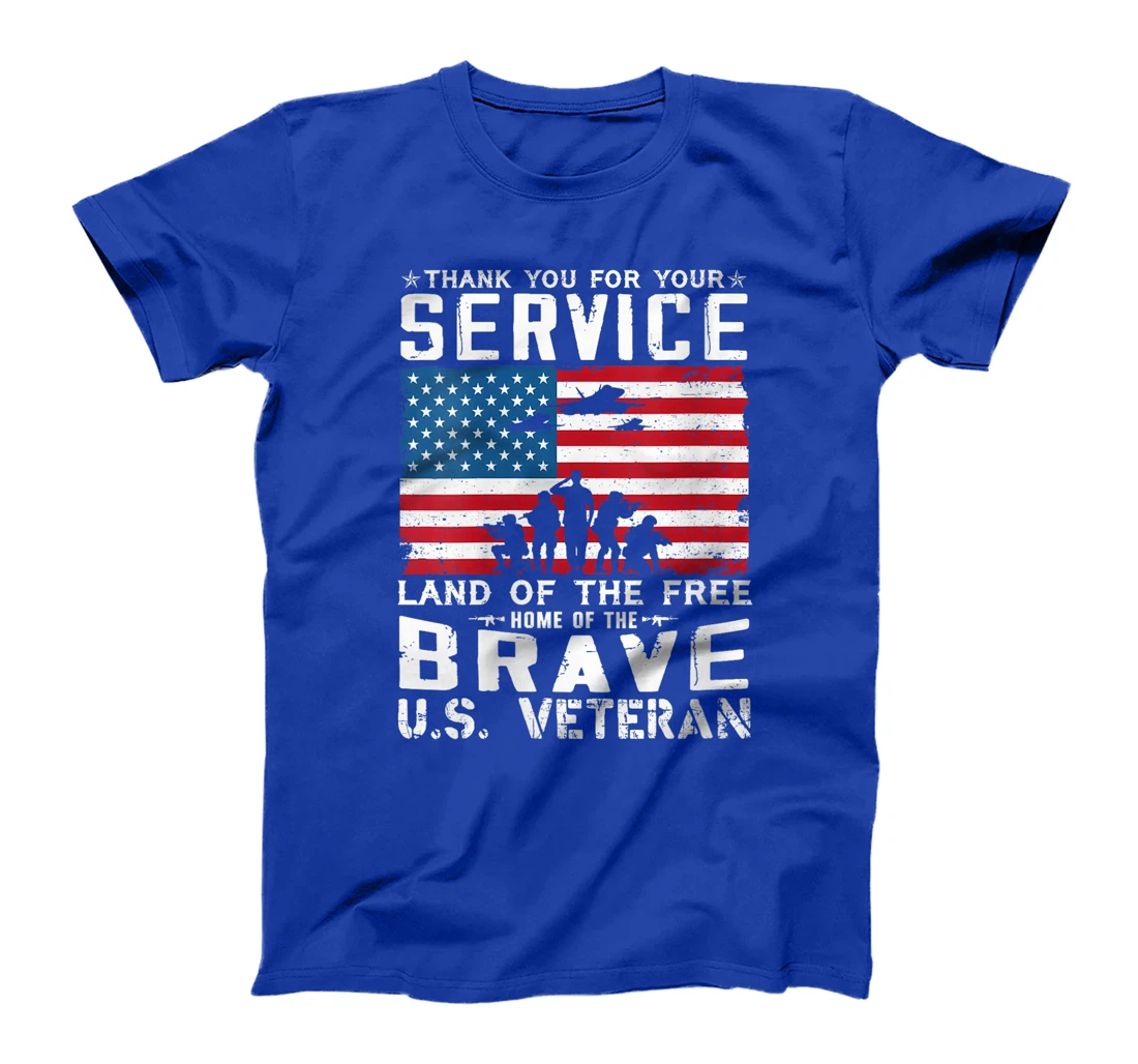 Womens Home Of The Free Because Of The Brave Veteran T-Shirt