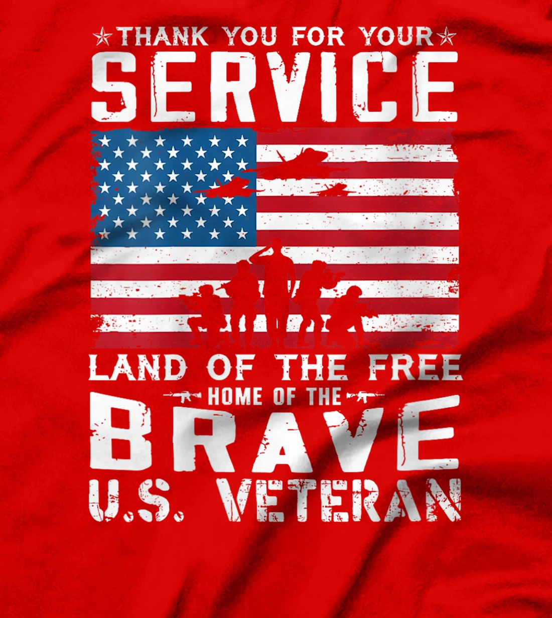 Womens Home Of The Free Because Of The Brave Veteran T-Shirt