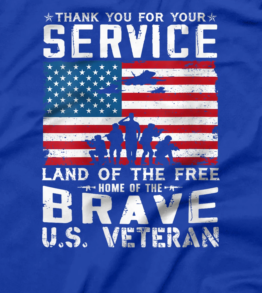Womens Home Of The Free Because Of The Brave Veteran T-Shirt