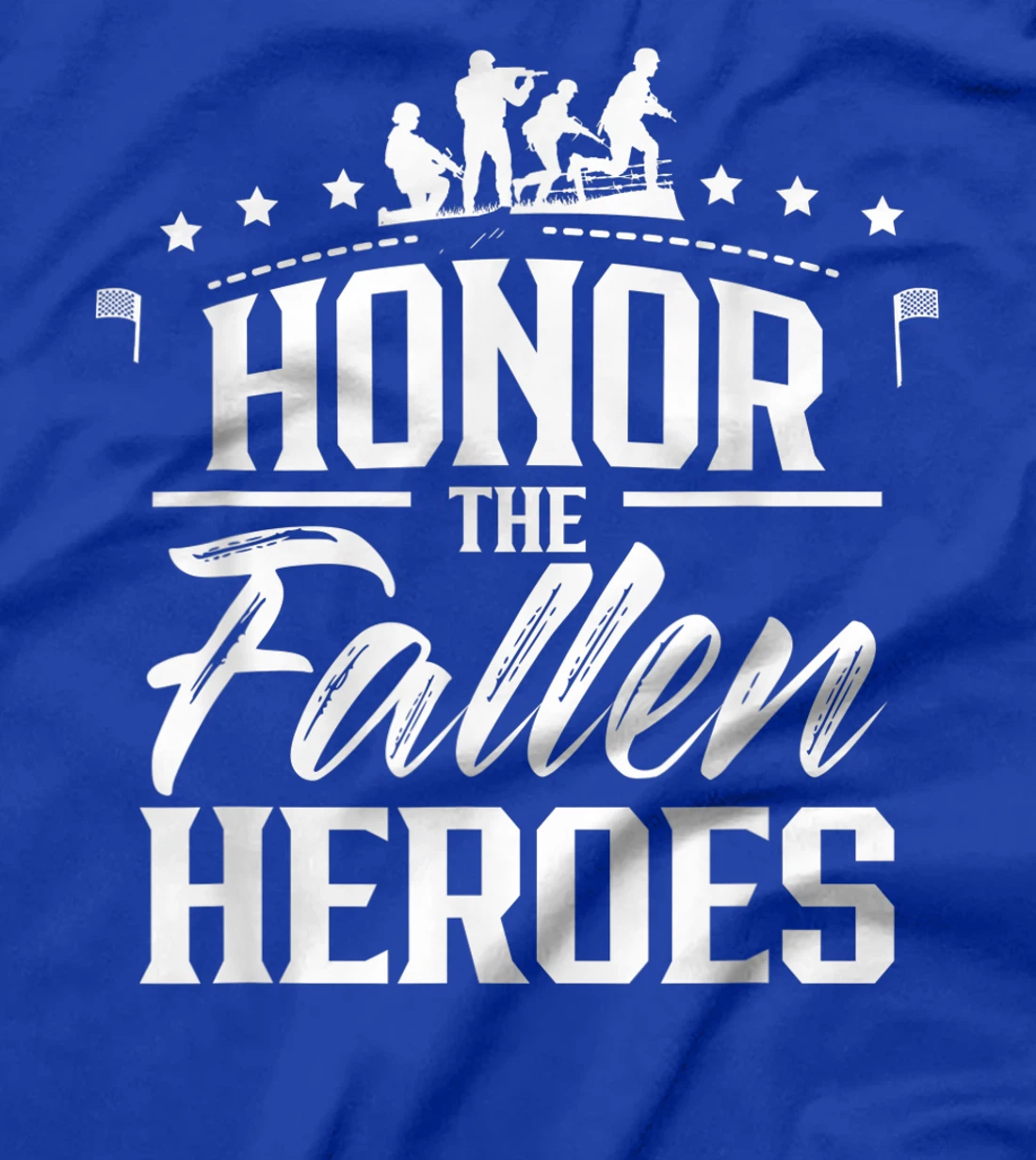 Honor The Fallen Heroes Memorial Day Military Veteran T-Shirt