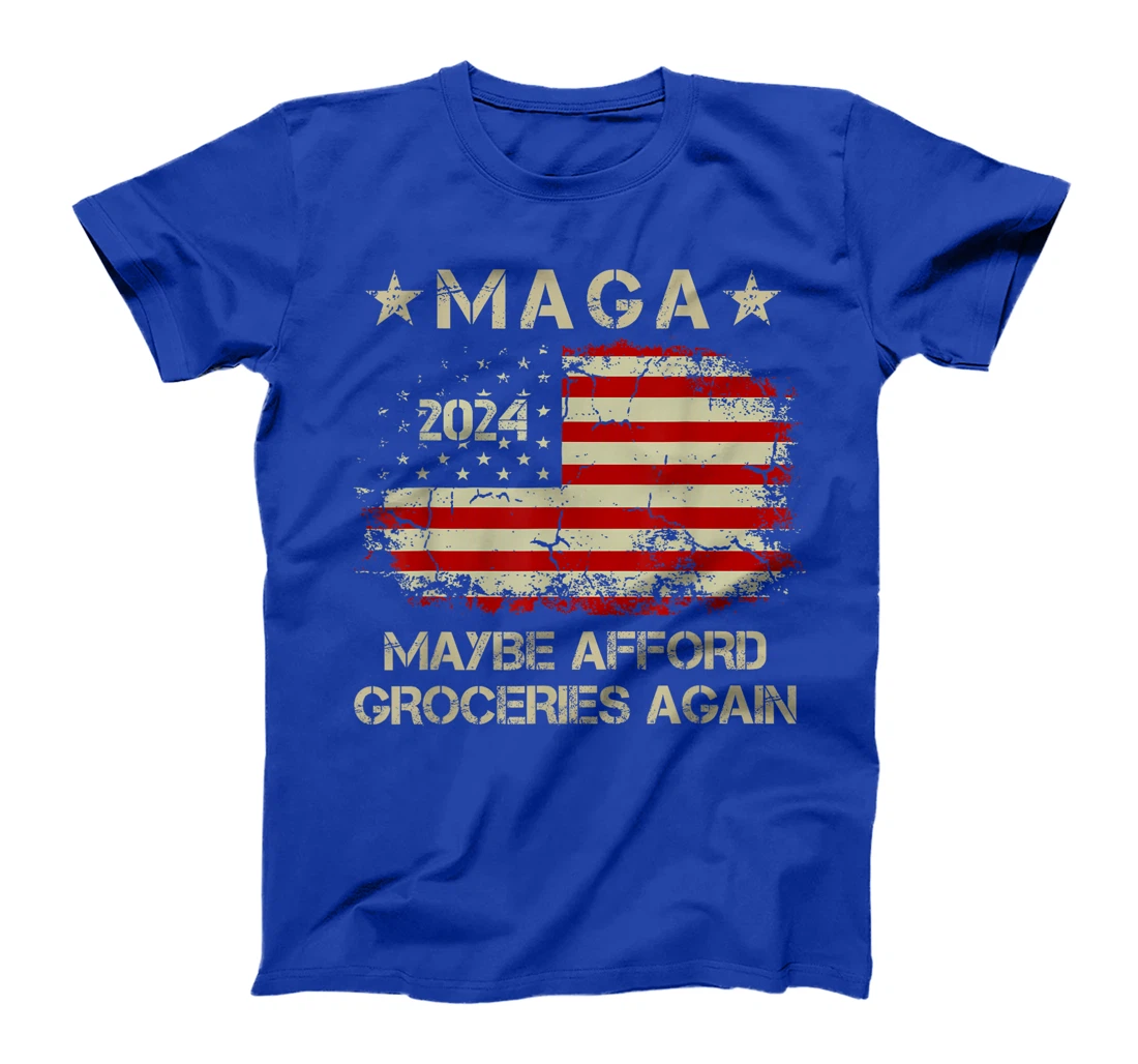 MAGA 2024 Maybe Afford Groceries Again Retro Trump 2024 T-Shirt