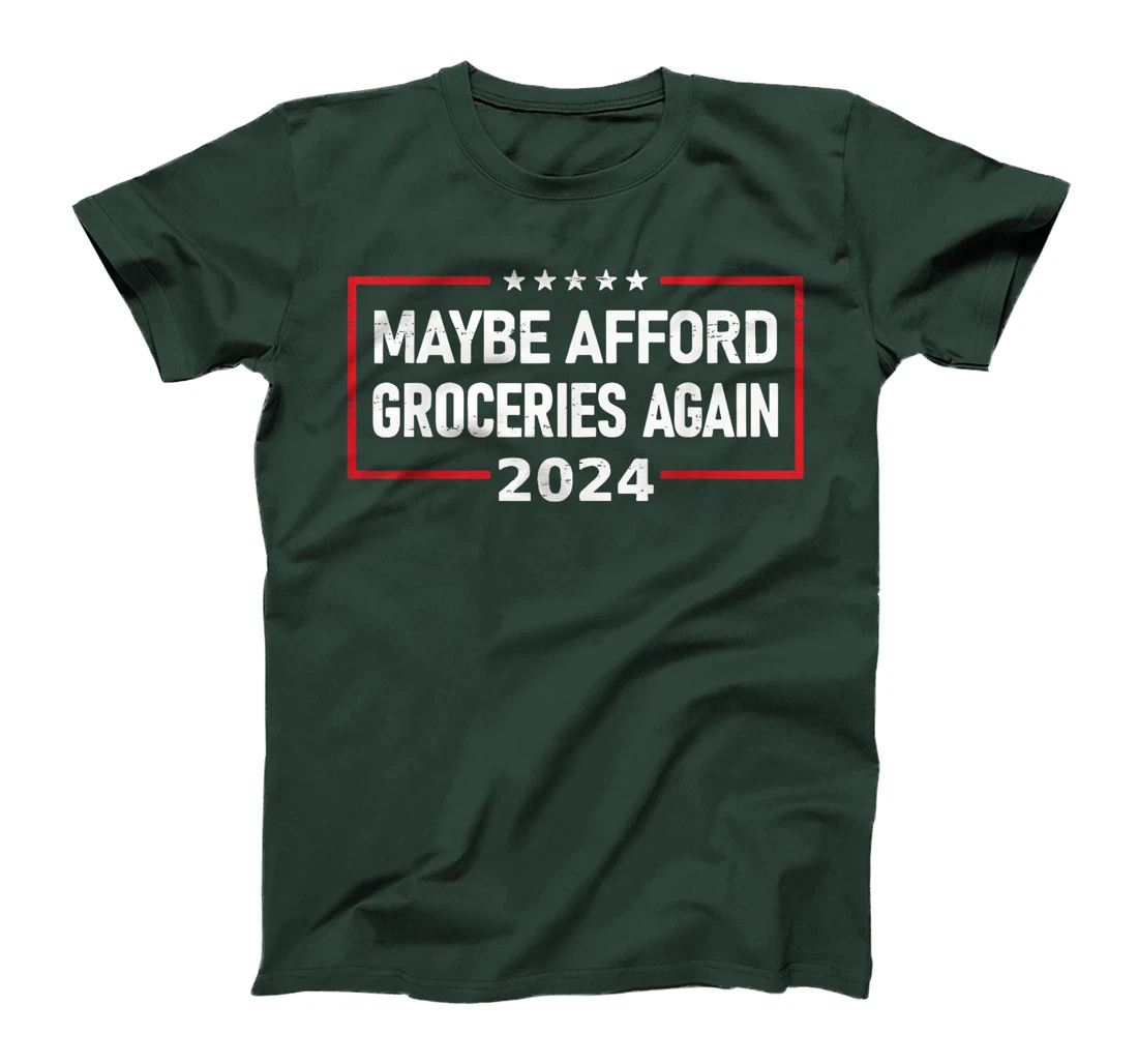 MAGA 2024 Maybe Afford Groceries Again Retro Trump 2024 T-Shirt