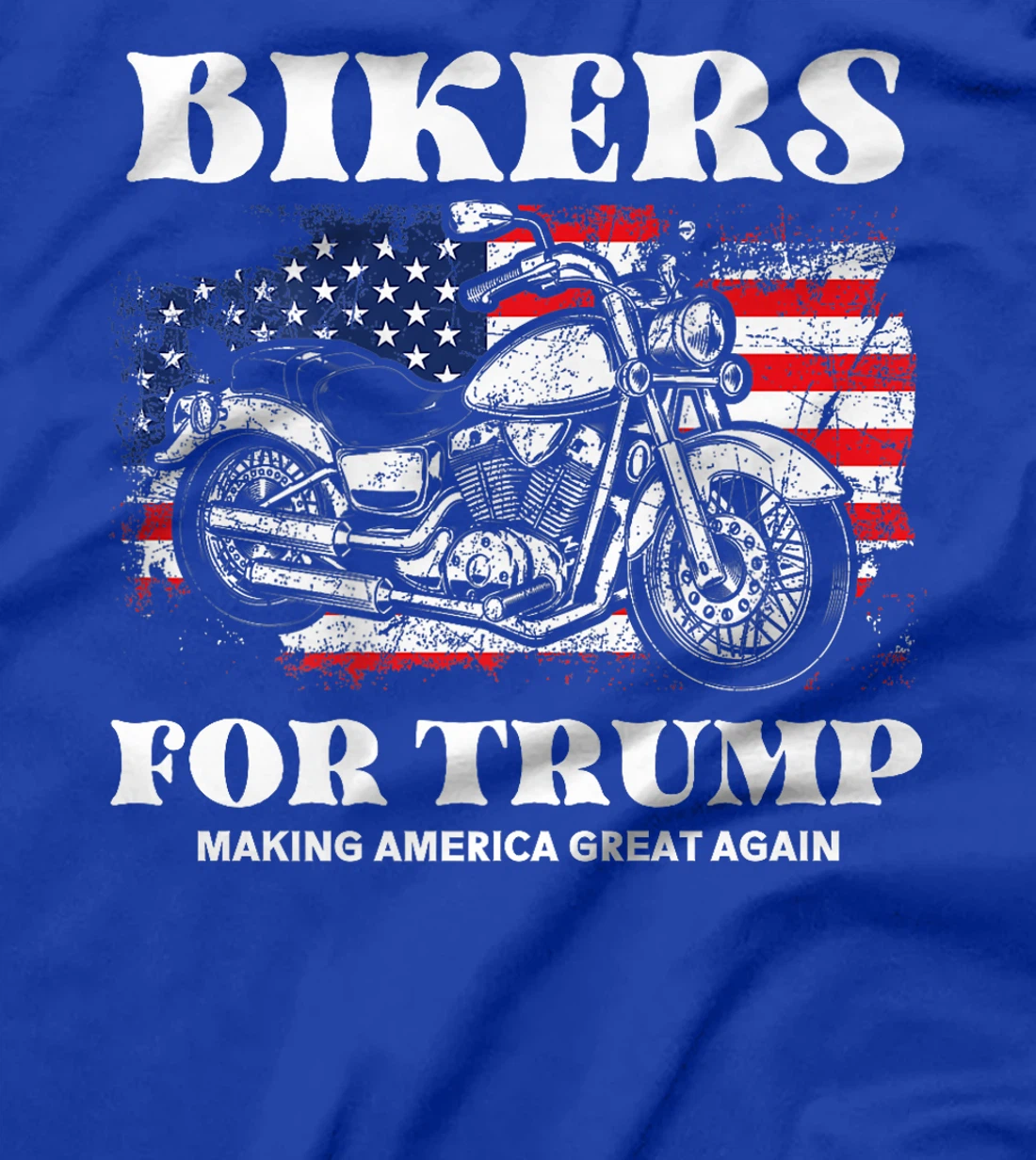 Biker For Trump 2024 Making America Great Again Premium T-Shirt