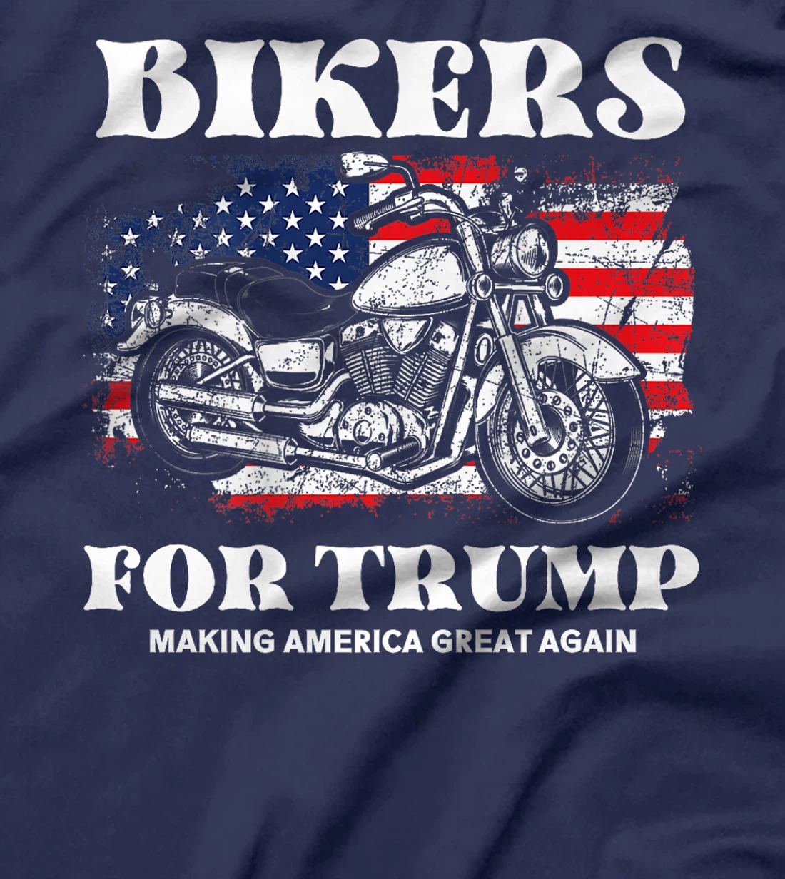 Biker For Trump 2024 Making America Great Again Premium T-Shirt
