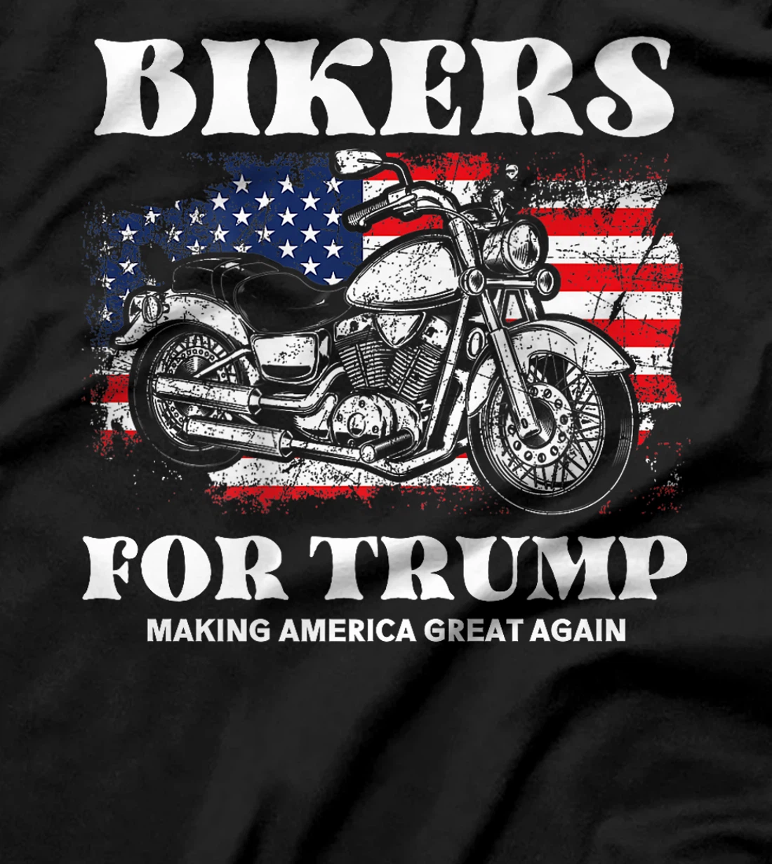 Biker For Trump 2024 Making America Great Again Premium T-Shirt